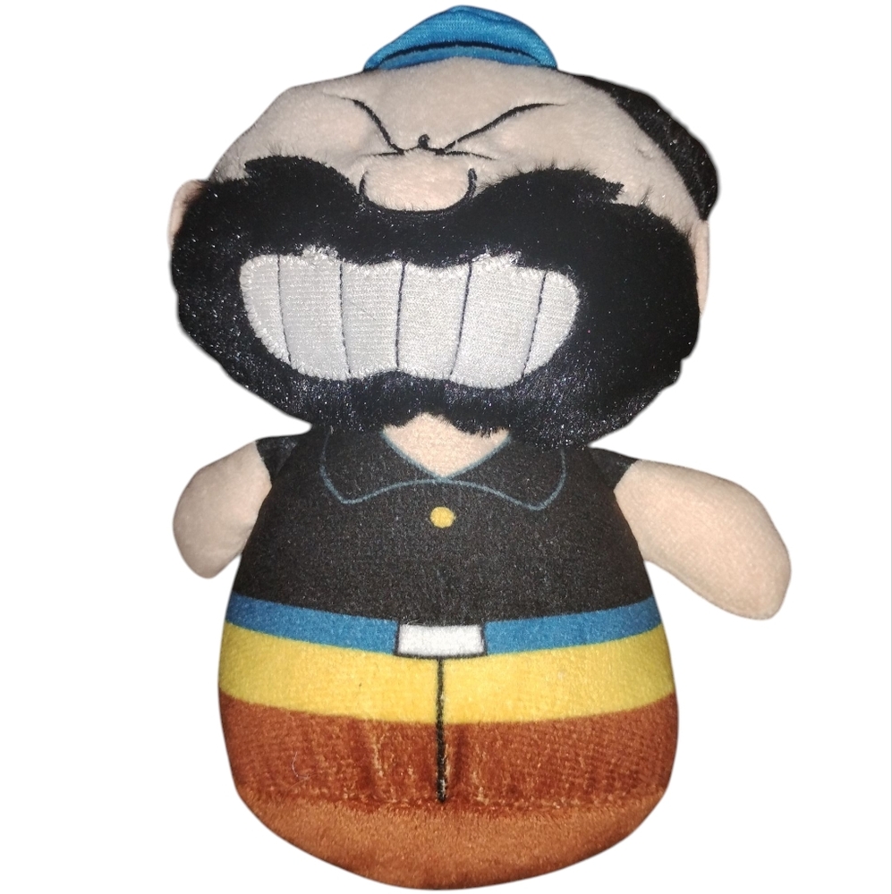 Colorful Plush Toy with Mustache